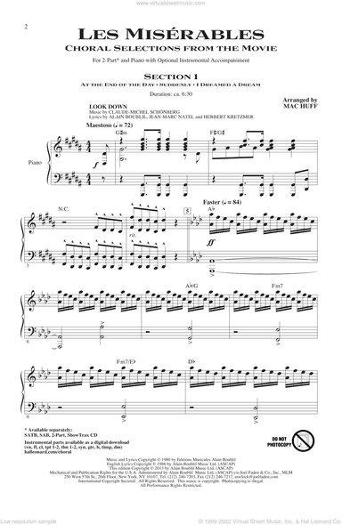 Les Miserables (Choral Selections From The Movie)