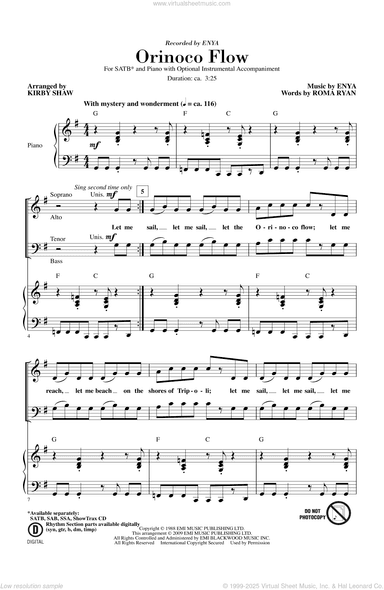 Orinoco Flow (arr. Kirby Shaw)