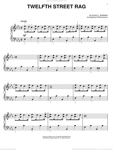 Twelfth Street Rag (arr. Phillip Keveren)