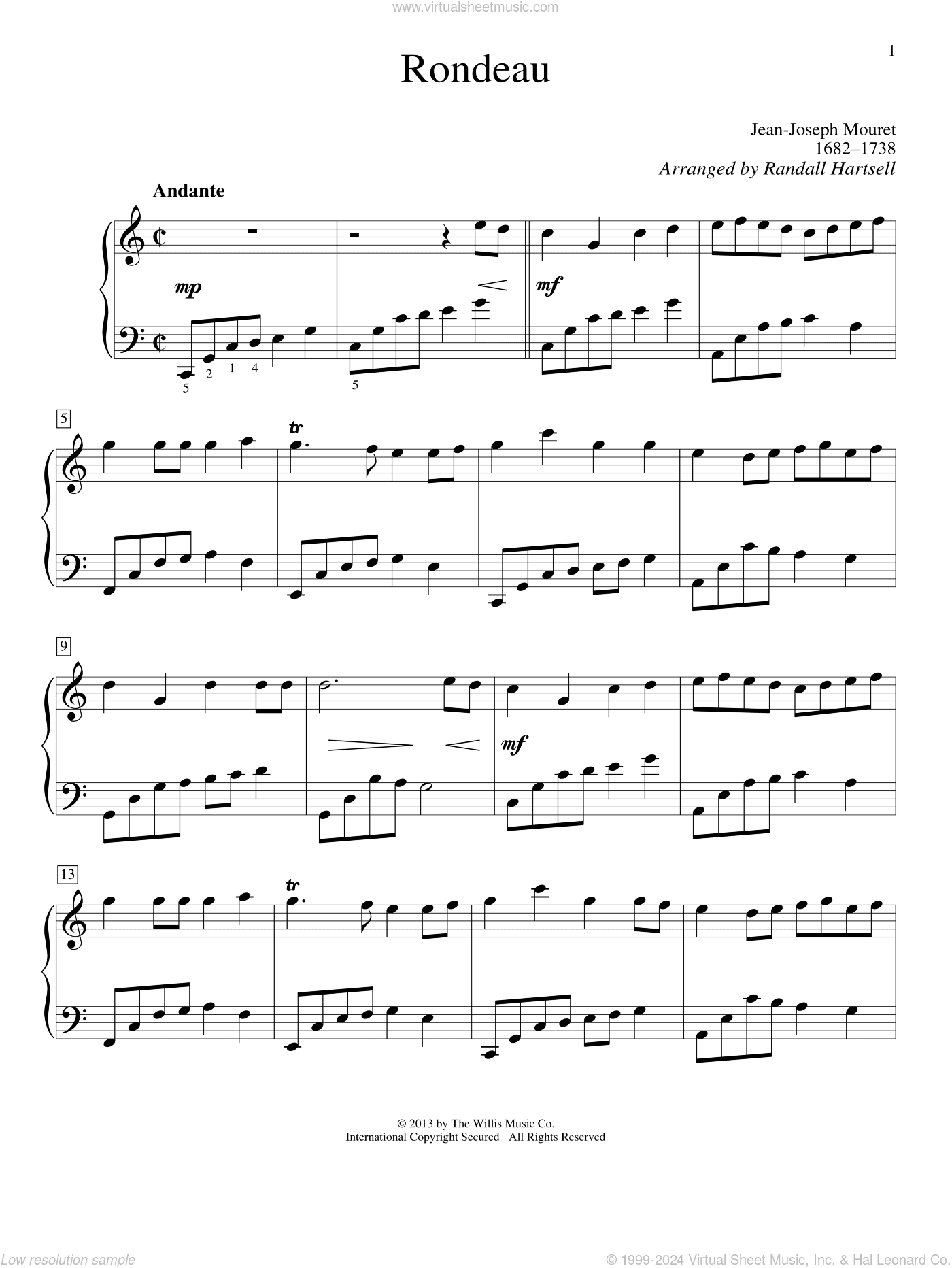 Rondeau, (intermediate)