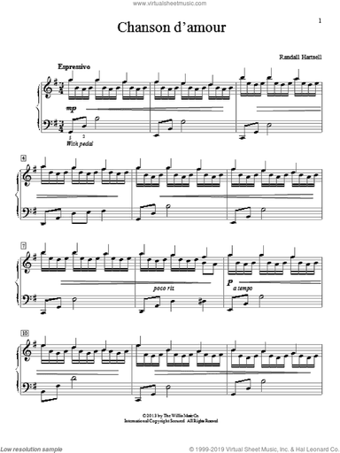 Chanson D'Amour