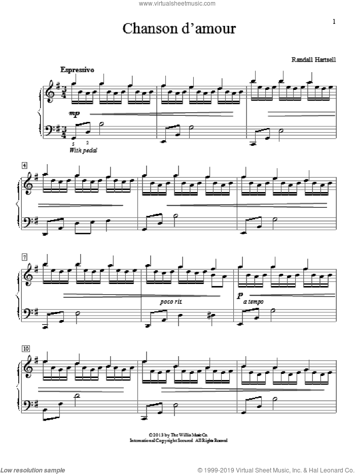 Chanson D'Amour
