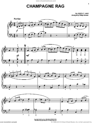 Champagne Rag (arr. Phillip Keveren)