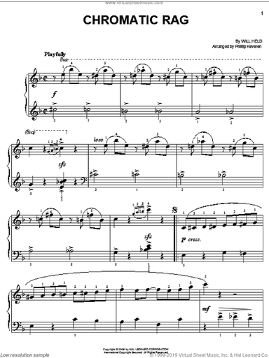 Chromatic Rag (arr. Phillip Keveren)