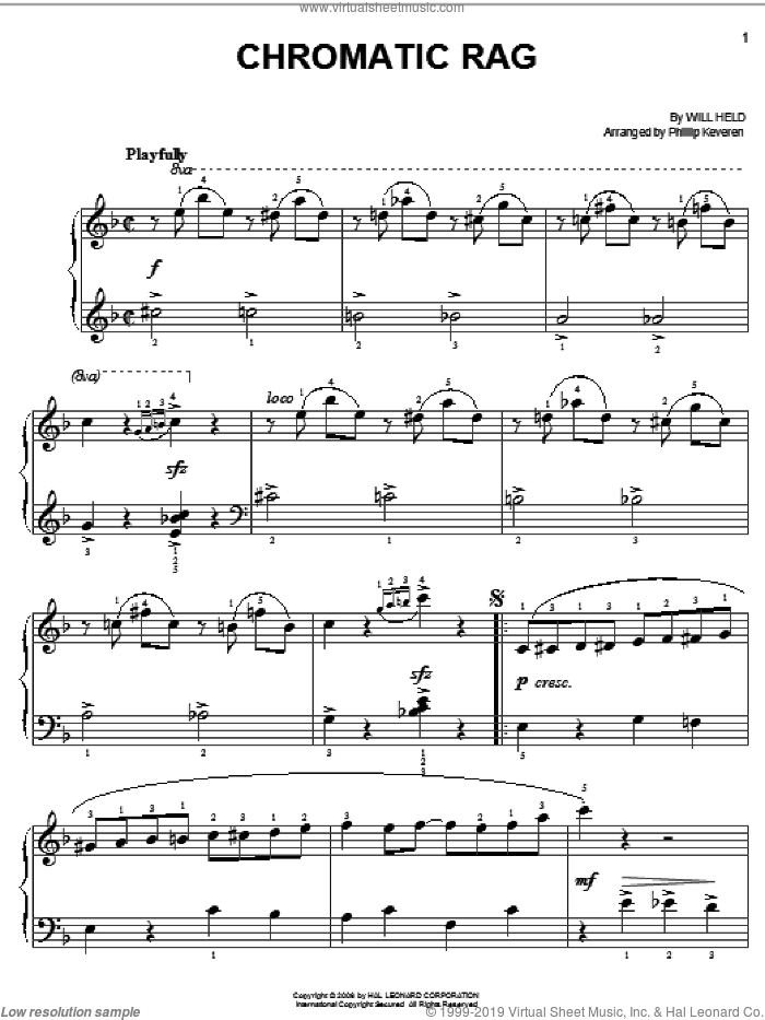 Chromatic Rag (arr. Phillip Keveren)