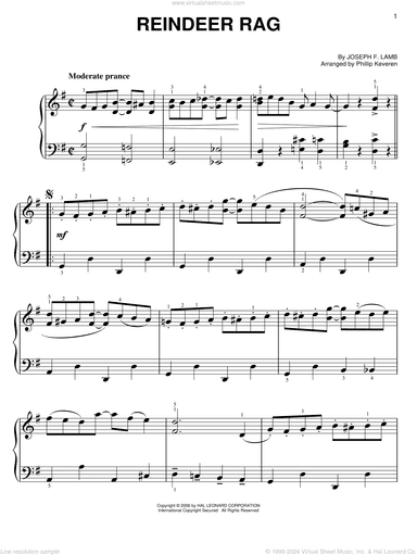Reindeer Rag (arr. Phillip Keveren)