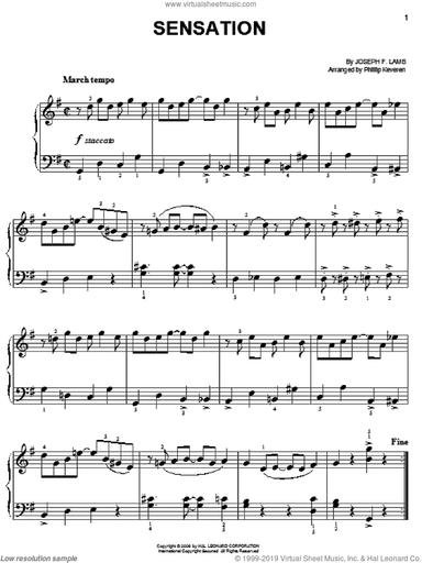 Sensation (arr. Phillip Keveren)