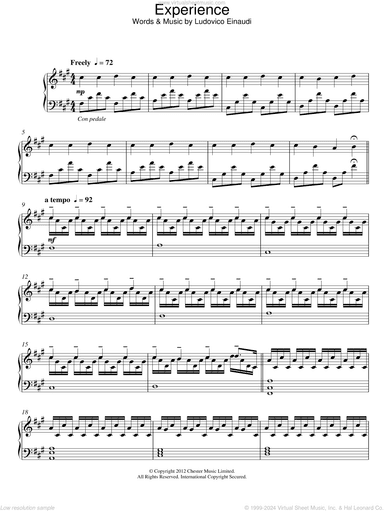 Experience, (intermediate)