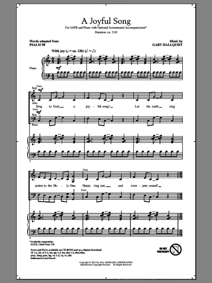 A Joyful Song