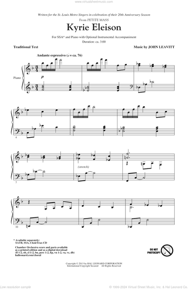 Kyrie Eleison (from Petite Mass)