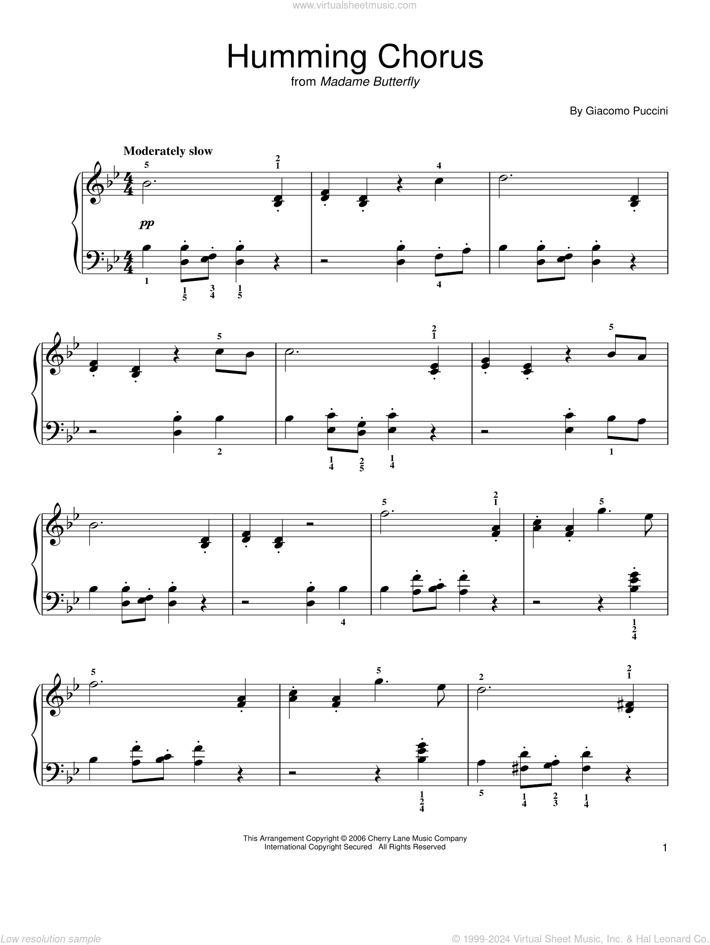 Humming Chorus (Butterfly)
