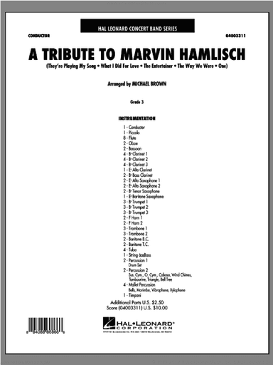 A Tribute To Marvin Hamlisch (COMPLETE)