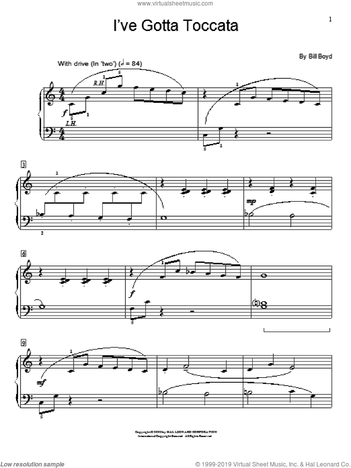 I've Gotta Toccata