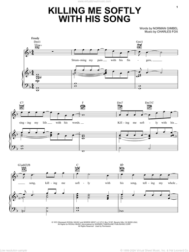 Killing Me Softly With His Song