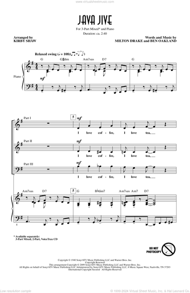 Java Jive (arr. Kirby Shaw)