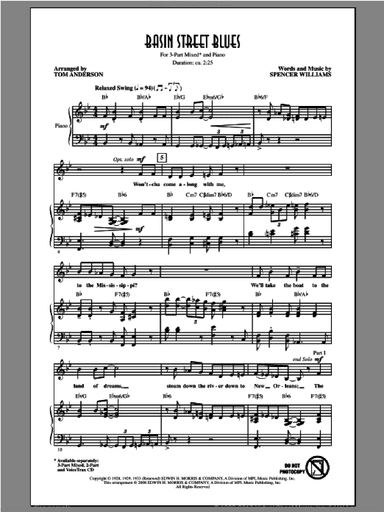 Basin Street Blues (arr. Tom Anderson)