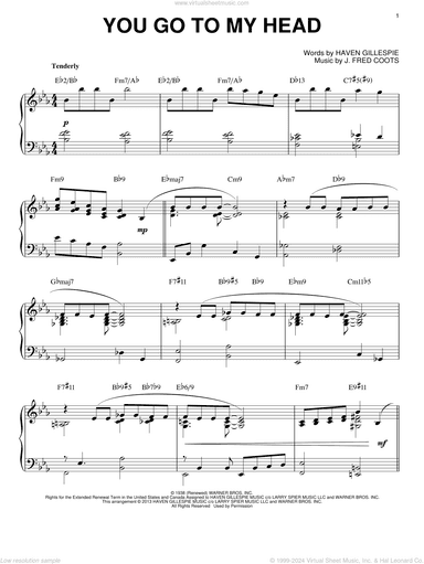 You Go To My Head (arr. Brent Edstrom)
