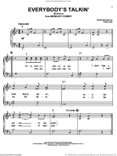 Everybody's Talkin' (Echoes)