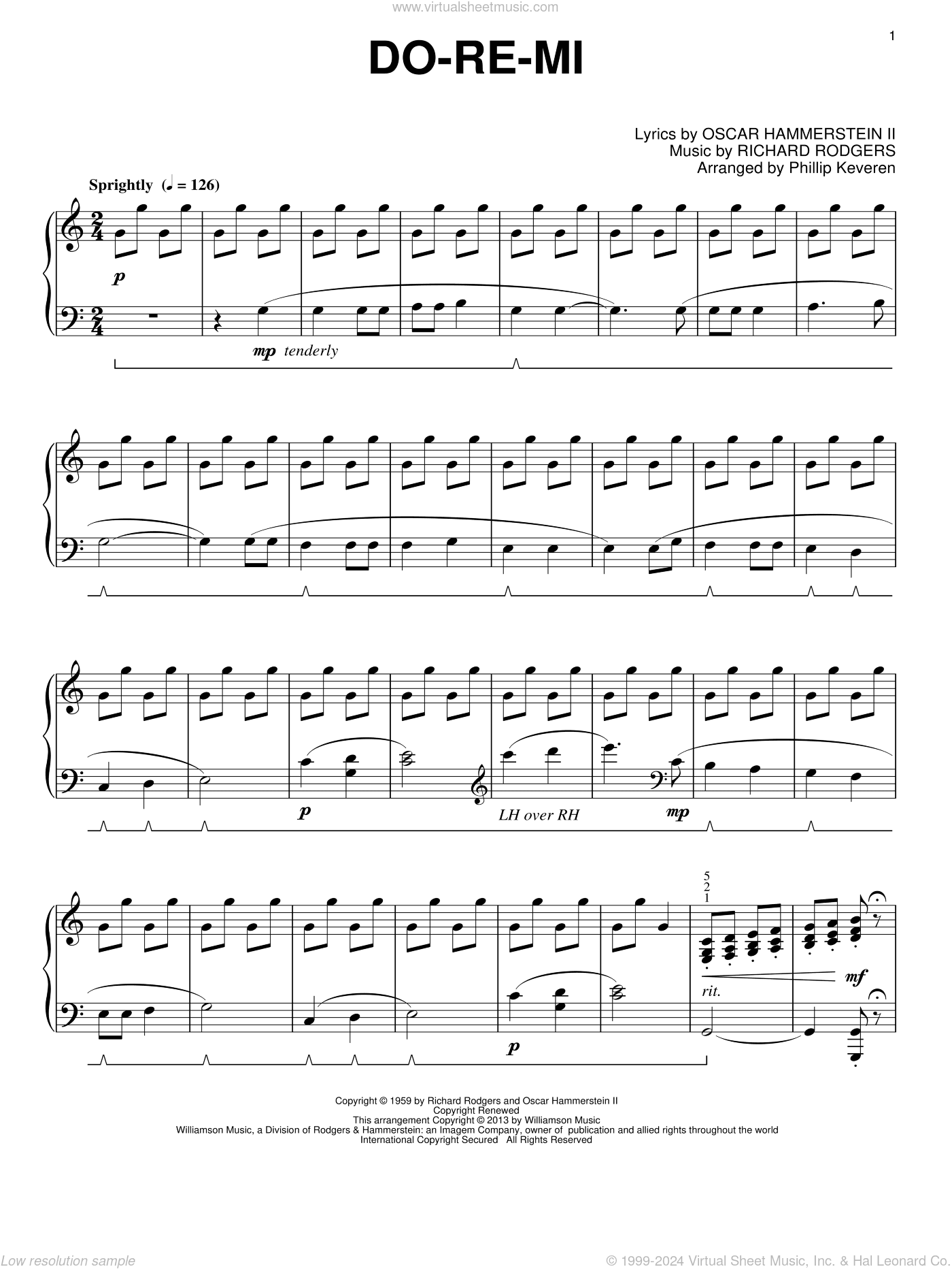 Do-Re-Mi (from The Sound Of Music) (arr. Phillip Keveren)