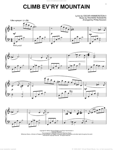 Climb Ev'ry Mountain (from The Sound Of Music) (arr. Phillip Keveren)