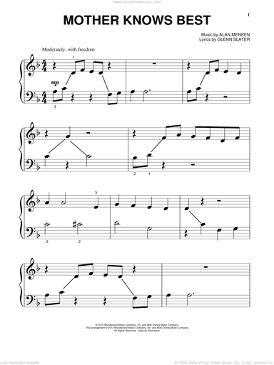 Mother Knows Best (from Disney's Tangled)