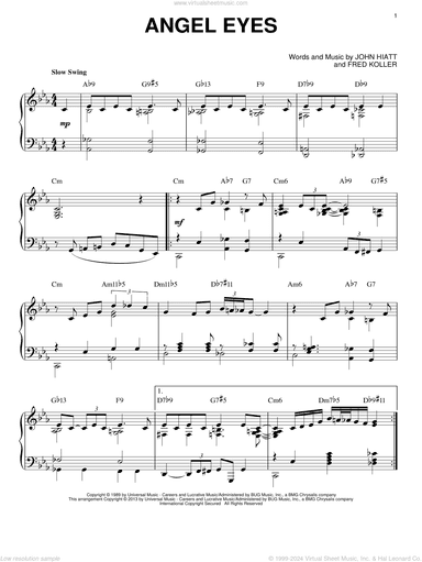 Angel Eyes [Jazz version] (arr. Brent Edstrom)