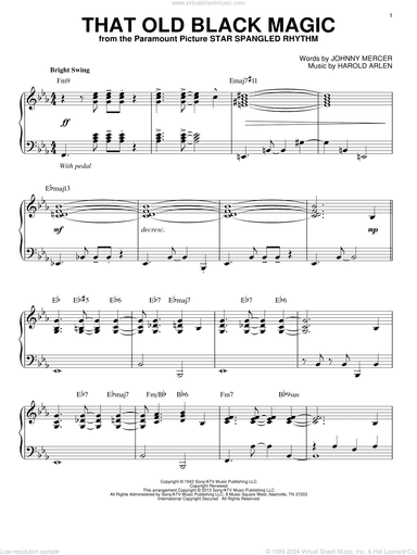 That Old Black Magic [Jazz version] (arr. Brent Edstrom)