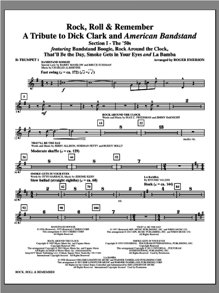 Rock, Roll and Remember (complete set of parts)