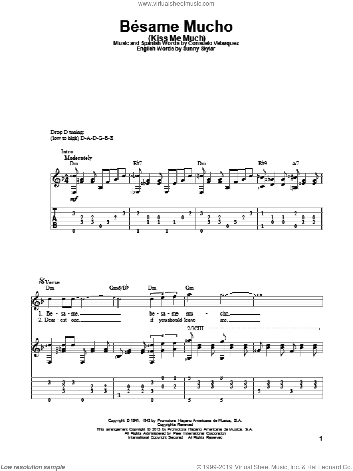 Besame Mucho (Kiss Me Much)