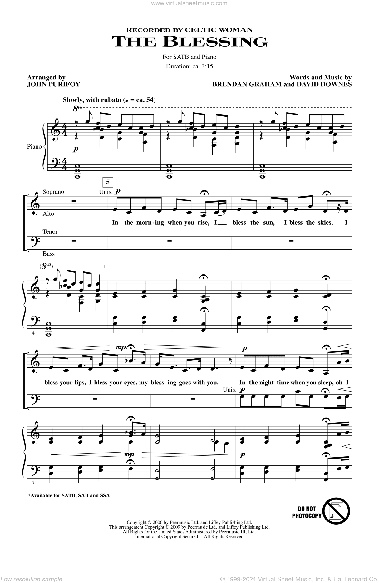 The Blessing (arr. John Purifoy)