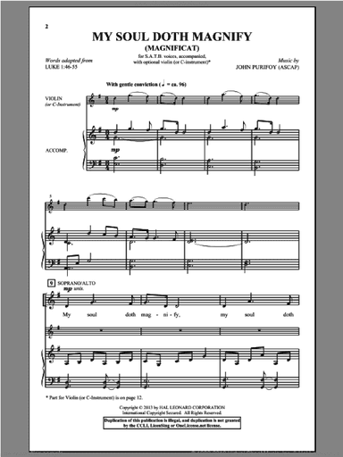 My Soul Doth Magnify (Magnificat)
