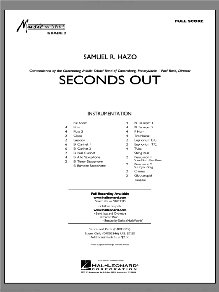Seconds Out (COMPLETE)
