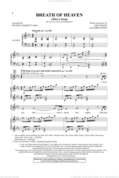 Breath Of Heaven (Mary's Song)