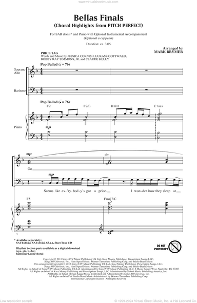 Bellas Finals (Choral Highlights from Pitch Perfect)(arr. Mark Brymer)