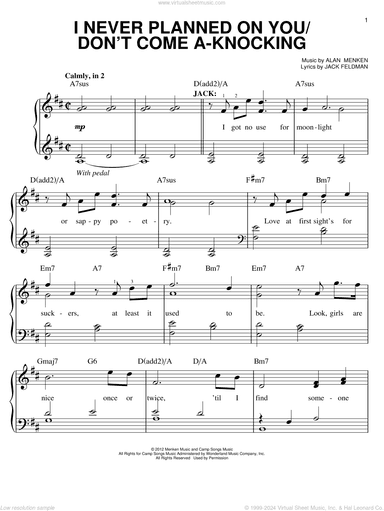 I Never Planned On You/Don't Come A-Knocking