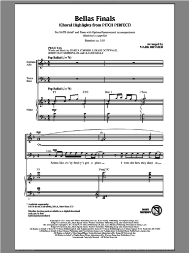 Bellas Finals (Choral Highlights from Pitch Perfect)(arr. Mark Brymer)