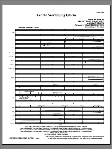 Let The World Sing Gloria (COMPLETE)