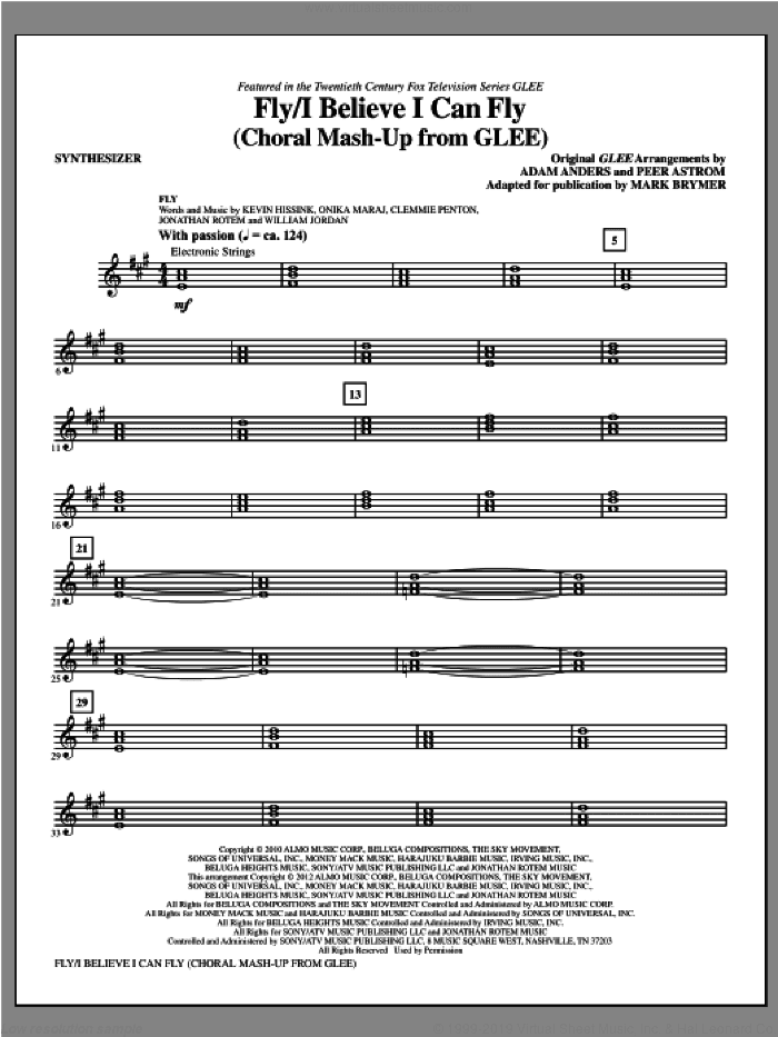 Fly/I Believe I Can Fly (Choral Mash-up from Glee)