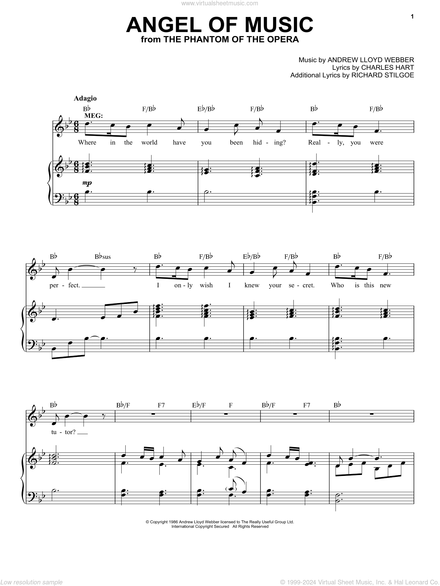 Angel Of Music (from The Phantom Of The Opera)