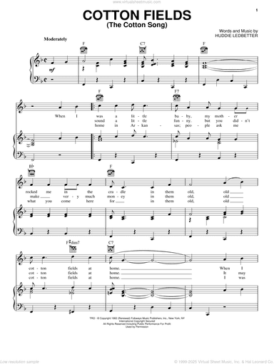 Cotton Fields (The Cotton Song)