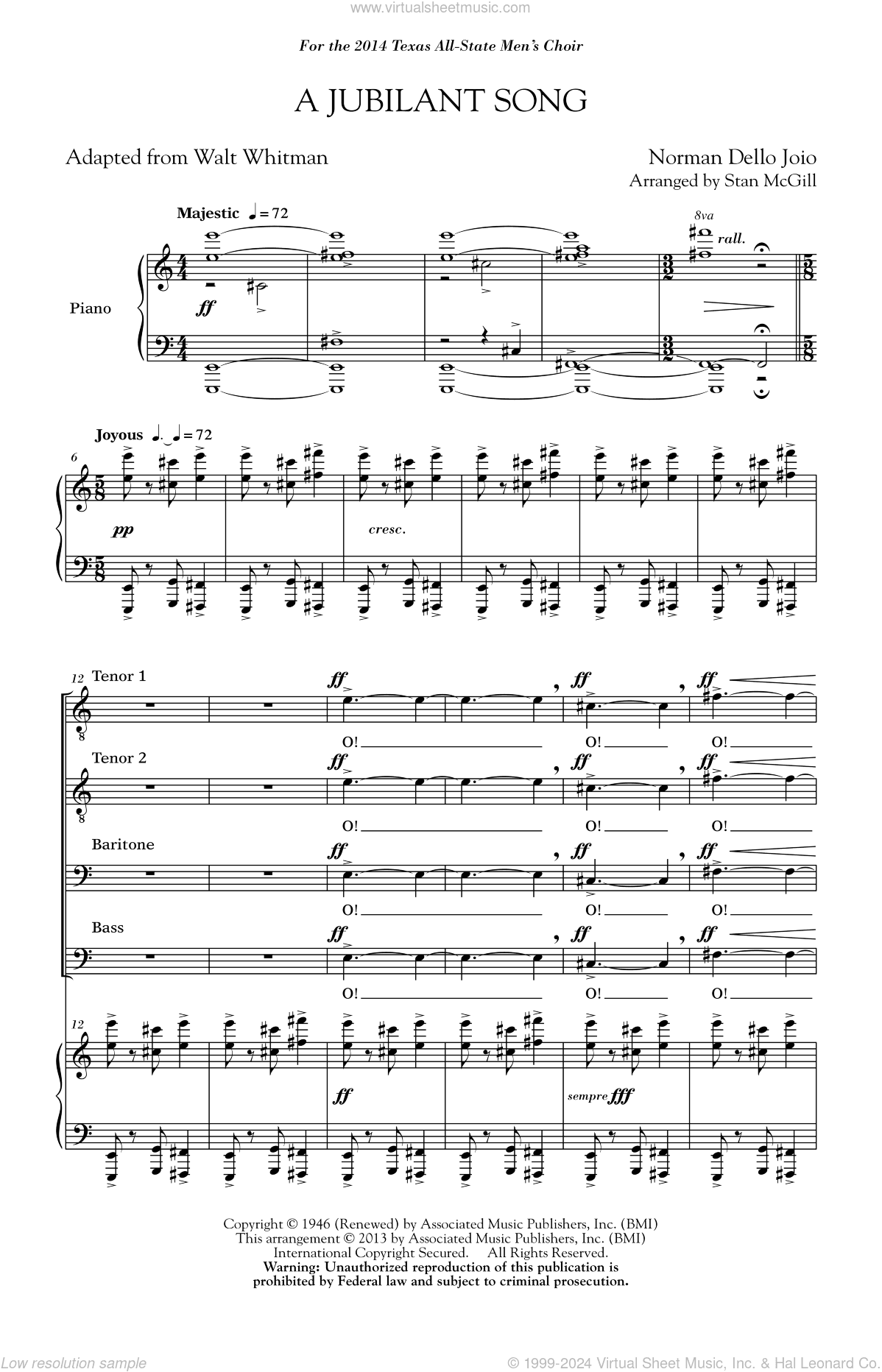 A Jubilant Song