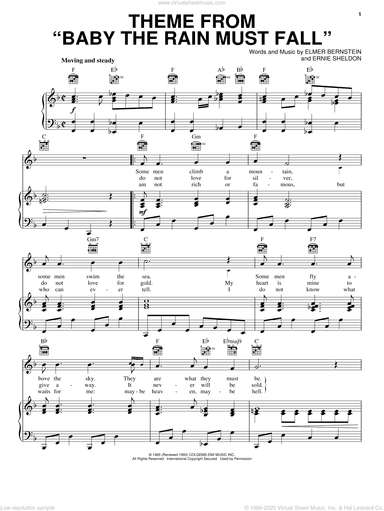 Theme From "Baby The Rain Must Fall"