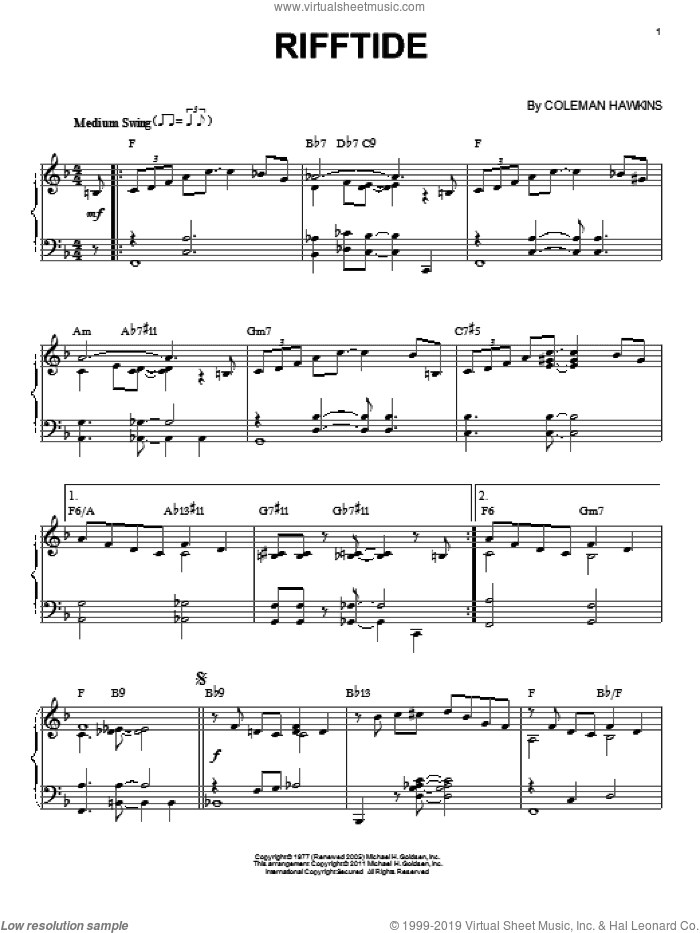 Rifftide (arr. Brent Edstrom)