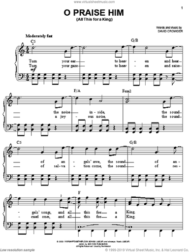 O Praise Him (All This For A King)