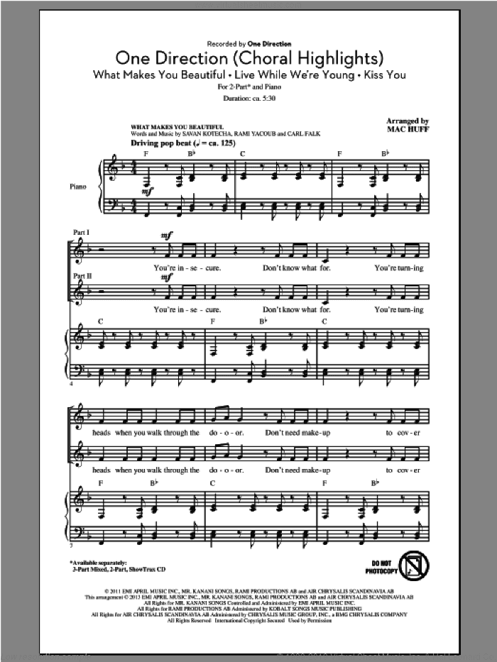 One Direction (Choral Highlights)
