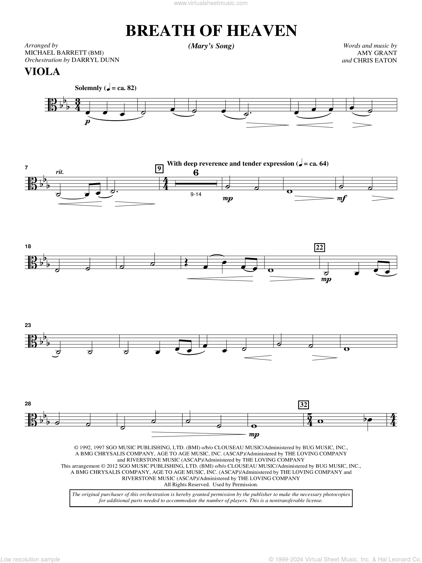 Breath Of Heaven (from "All Is Well")