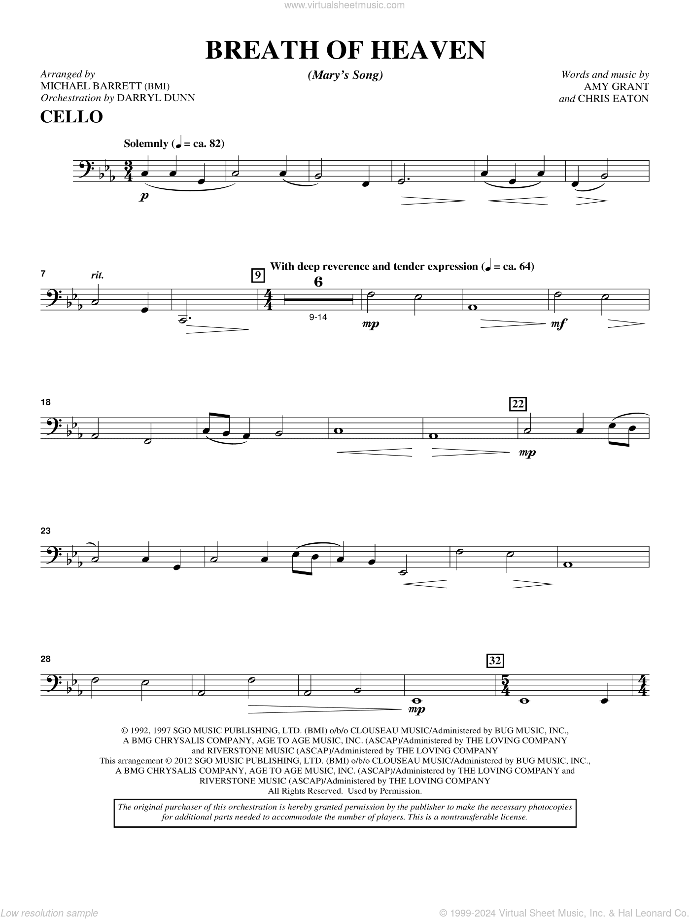 Breath Of Heaven (from "All Is Well")