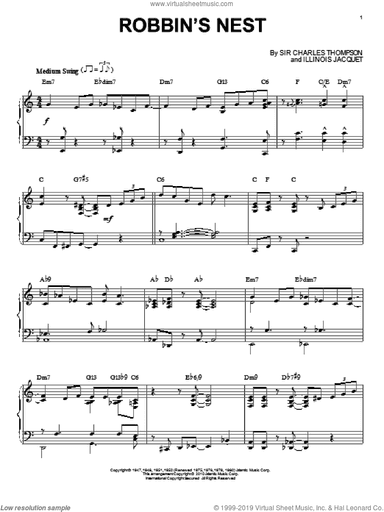 Robbin's Nest (arr. Brent Edstrom)