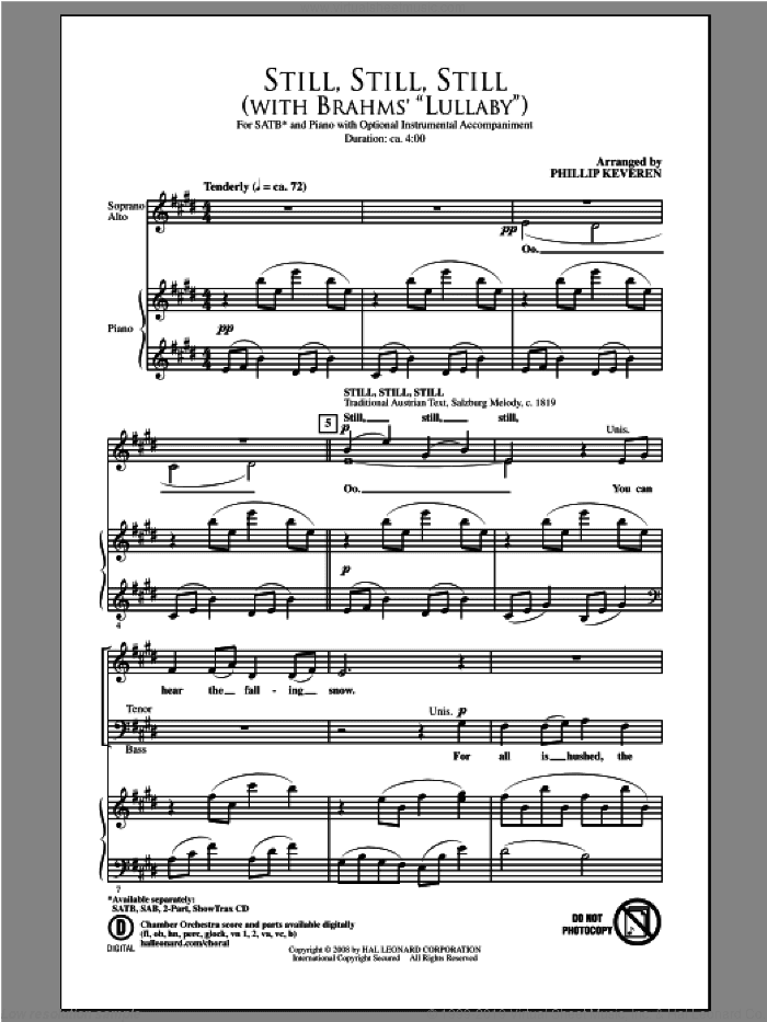 Still, Still, Still (with Brahm's Lullaby)