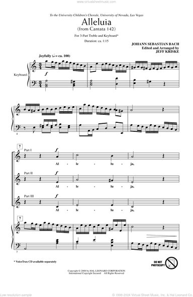 Alleluia From Cantata 142